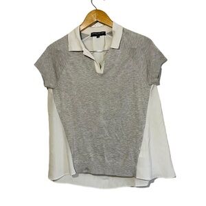 Central Park west collared top